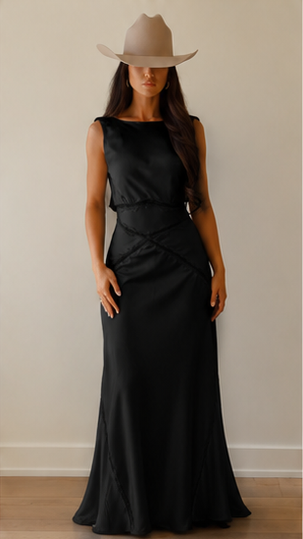 Elegant Crisscross Lace Maxi Dress