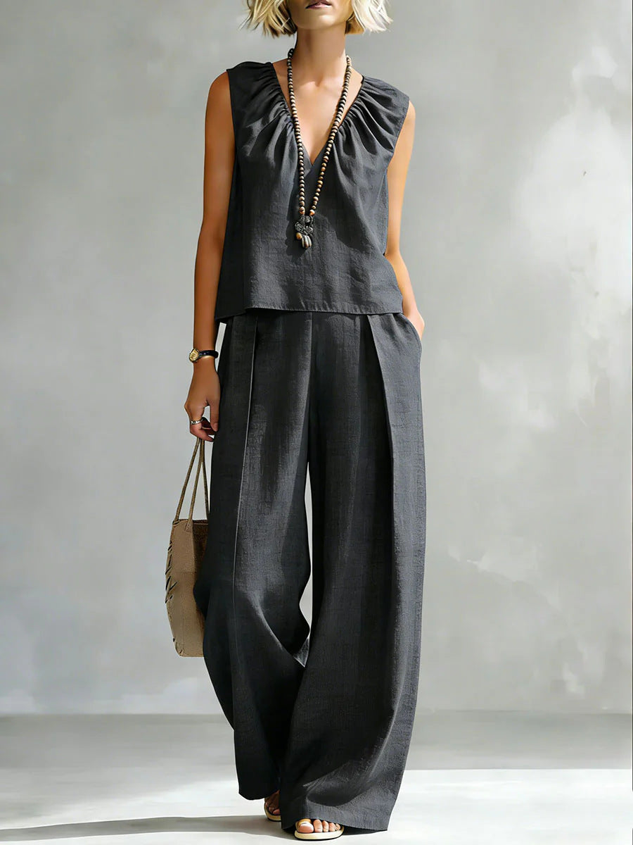 Sexy Urban-style Sleeveless Pantsuit