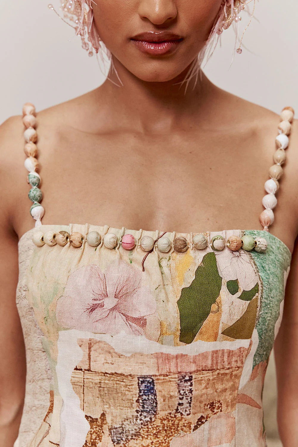 Blush Garden Mesh Two-Piece Set