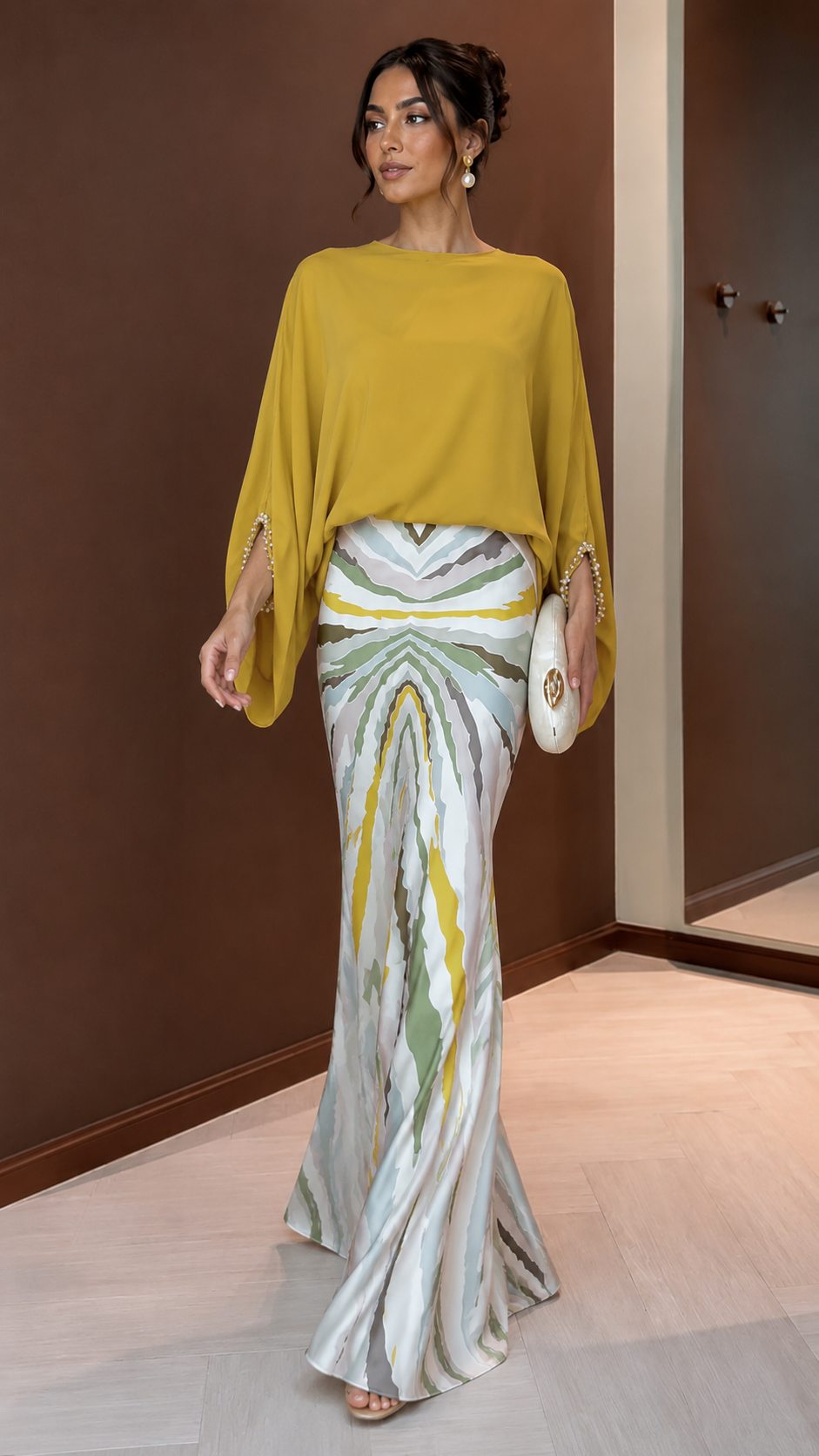 Golden Mirage Elegance Two-Piece Set