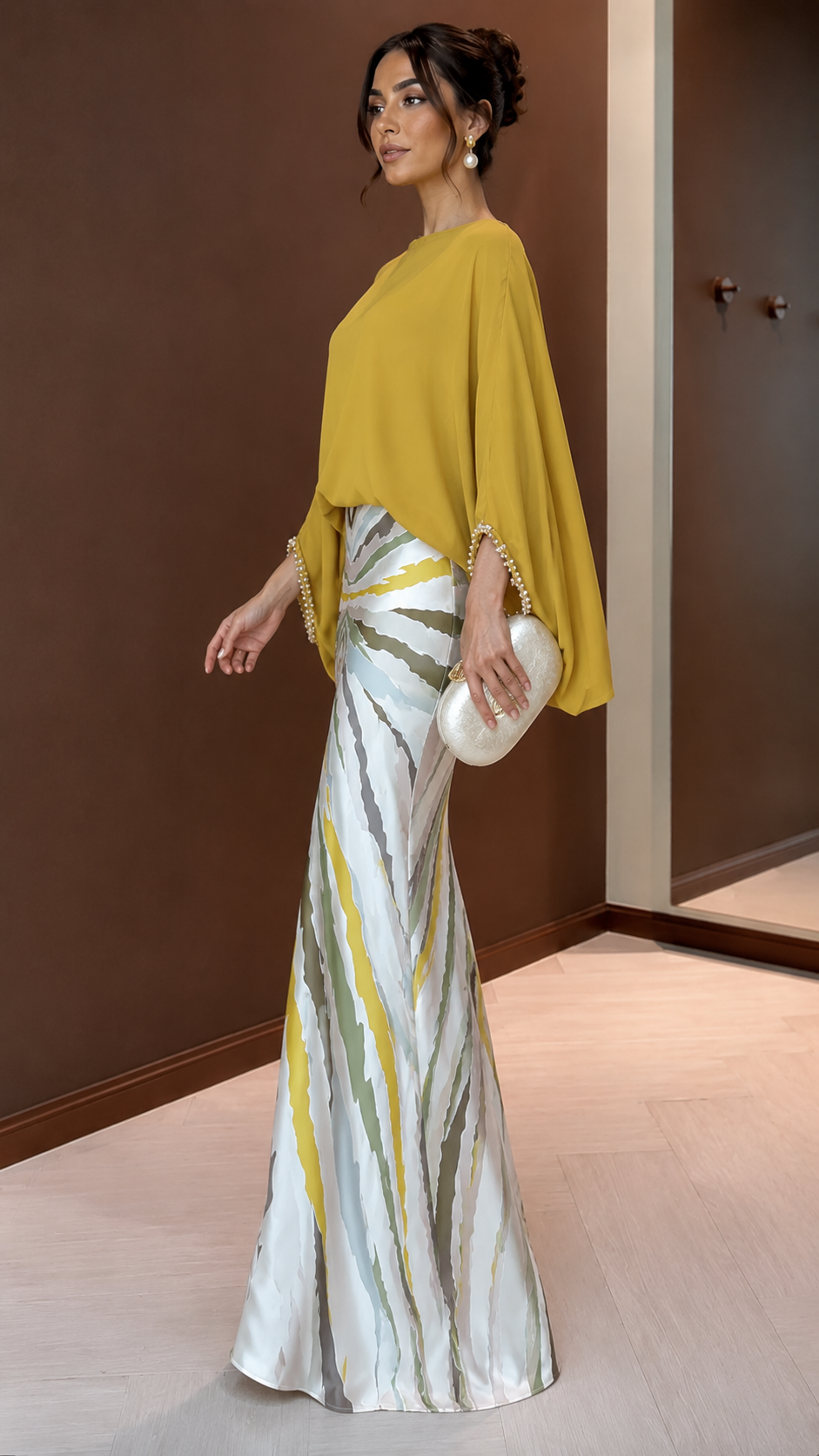 Golden Mirage Elegance Two-Piece Set