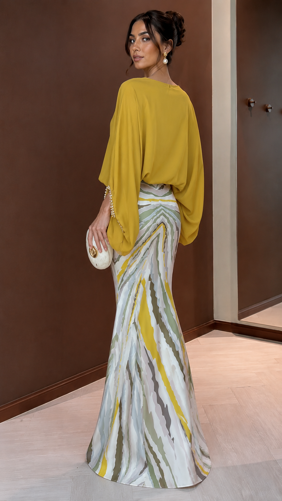 Golden Mirage Elegance Two-Piece Set