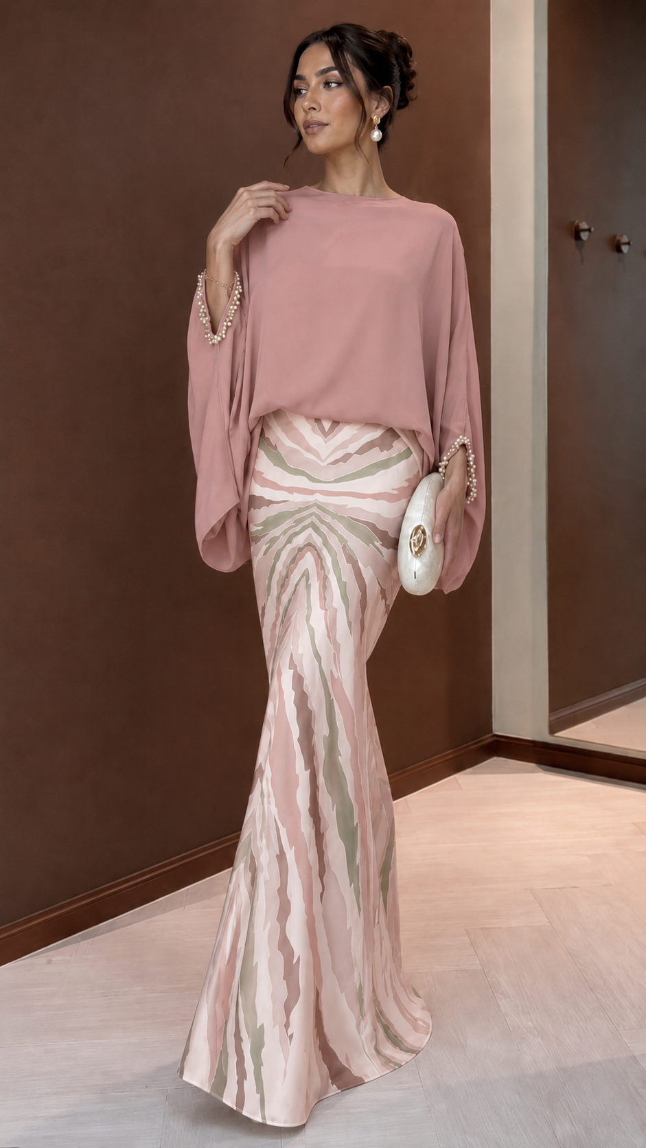 Golden Mirage Elegance Two-Piece Set