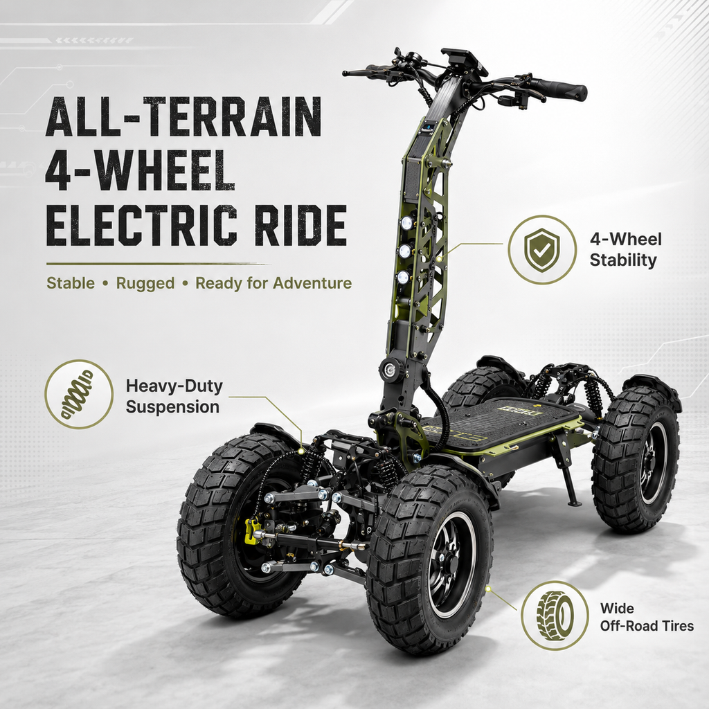All-Terrain 4-Wheel Electric Scooter