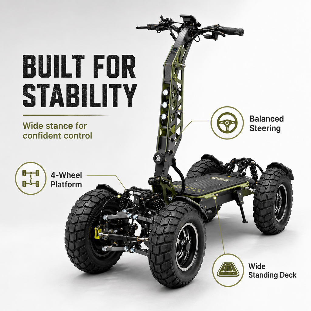 All-Terrain 4-Wheel Electric Scooter