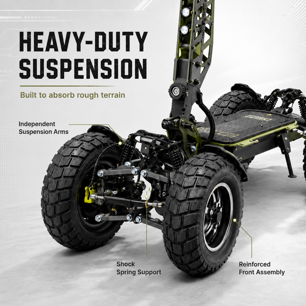 All-Terrain 4-Wheel Electric Scooter