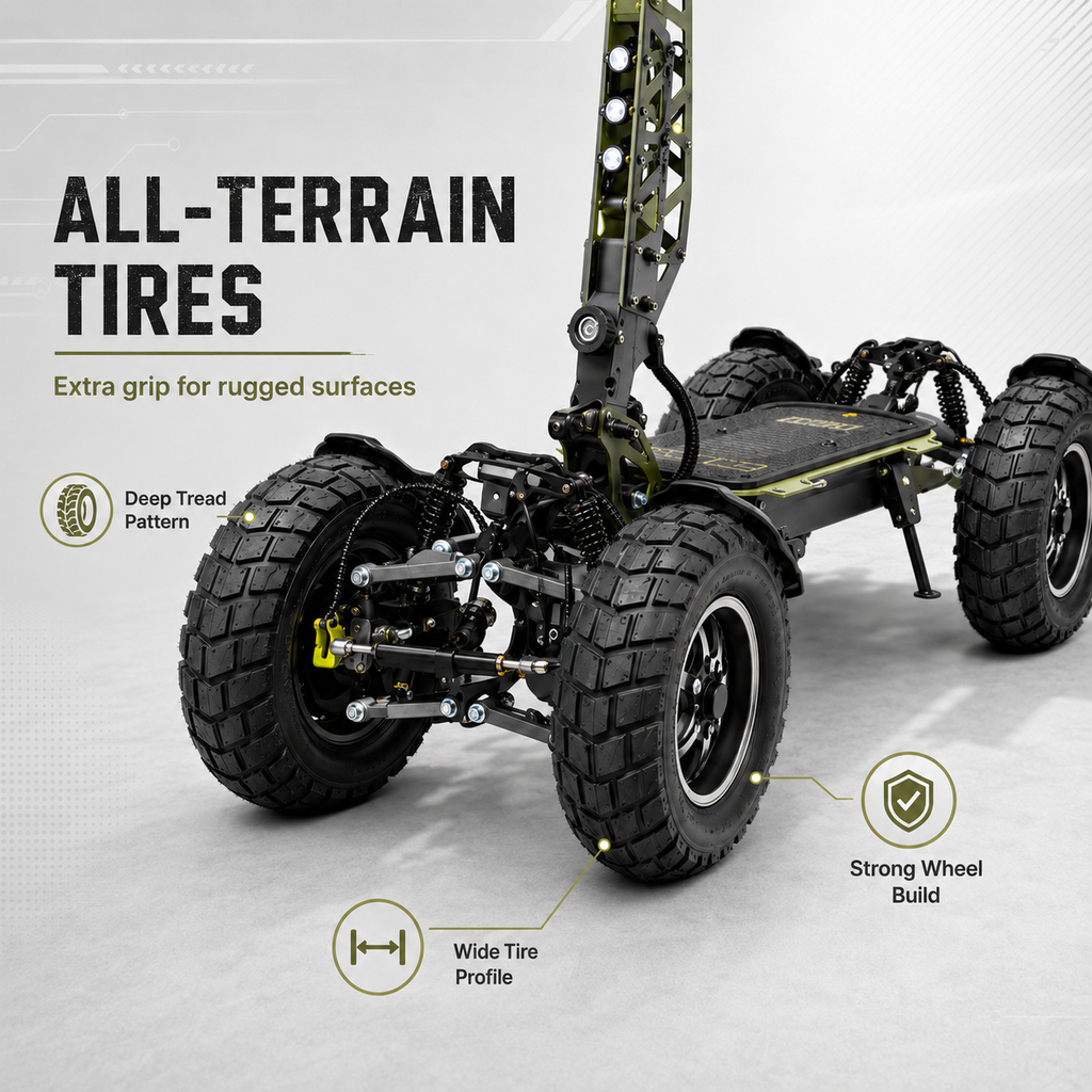 All-Terrain 4-Wheel Electric Scooter