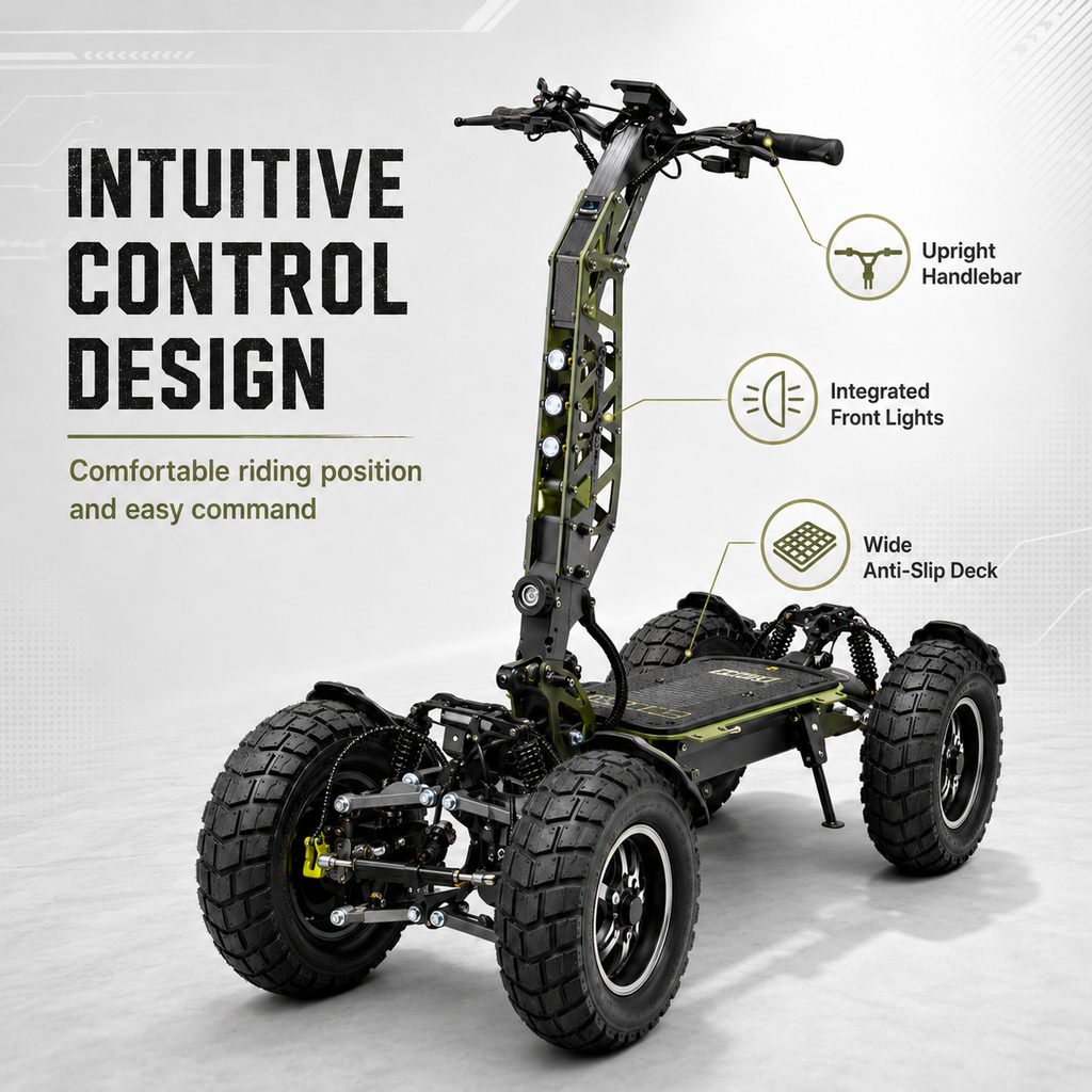 All-Terrain 4-Wheel Electric Scooter