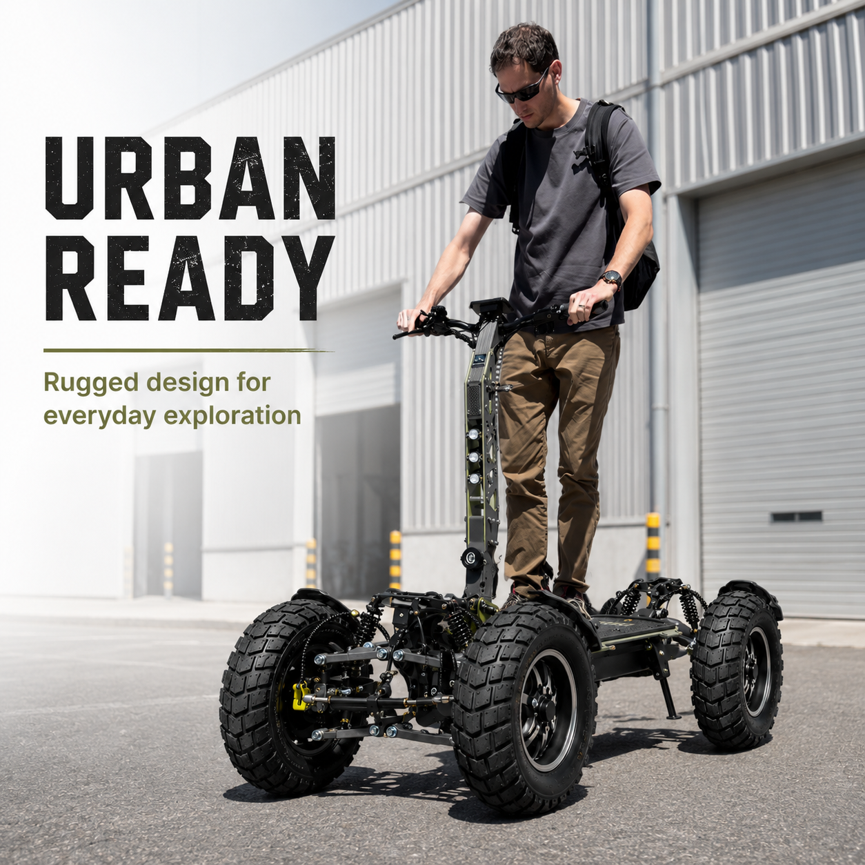 All-Terrain 4-Wheel Electric Scooter