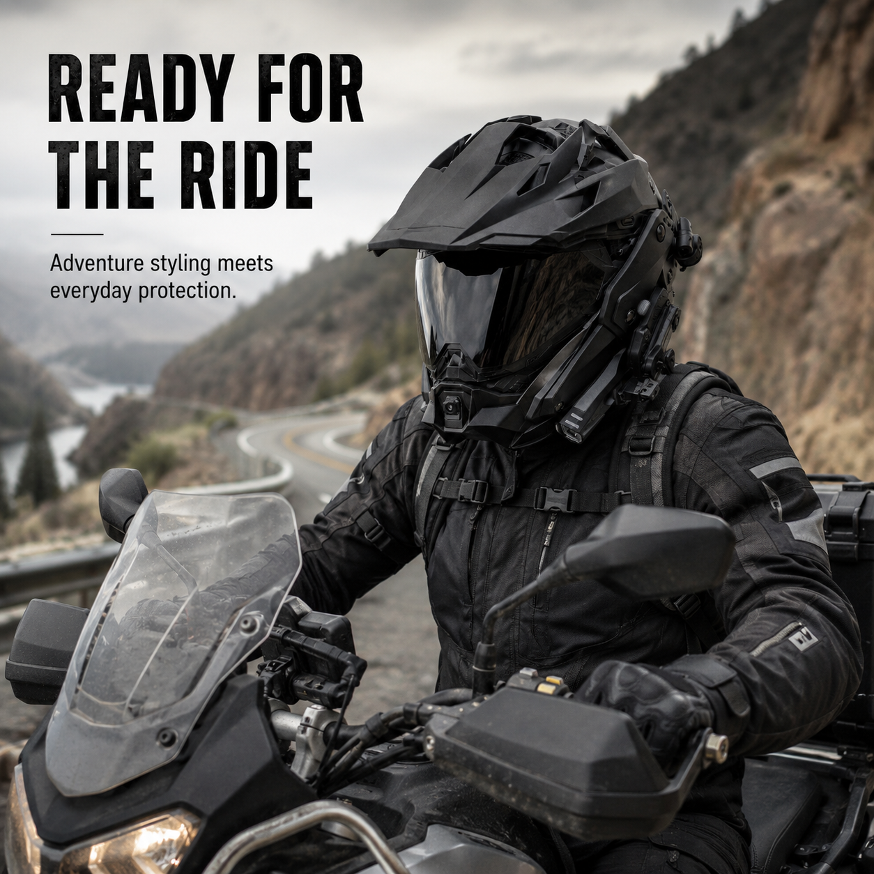 Tactical Full-Face Riding Helmet
