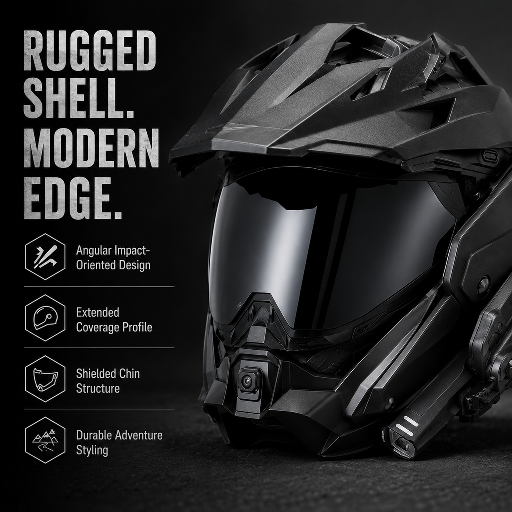 Tactical Full-Face Riding Helmet
