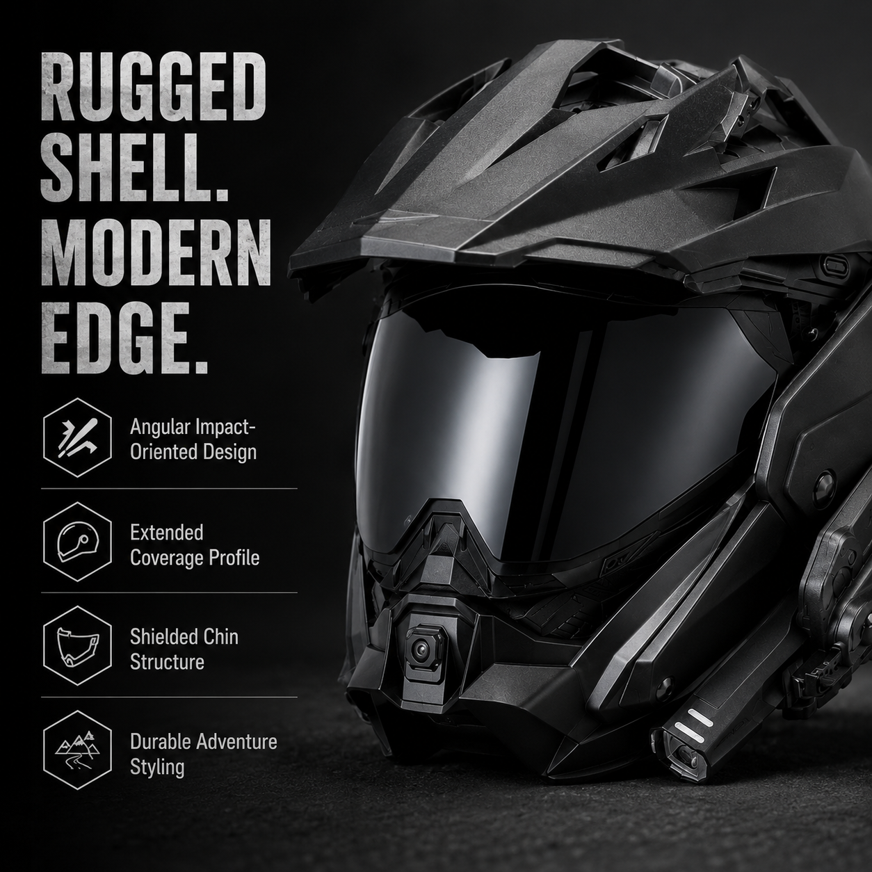 Tactical Full-Face Riding Helmet