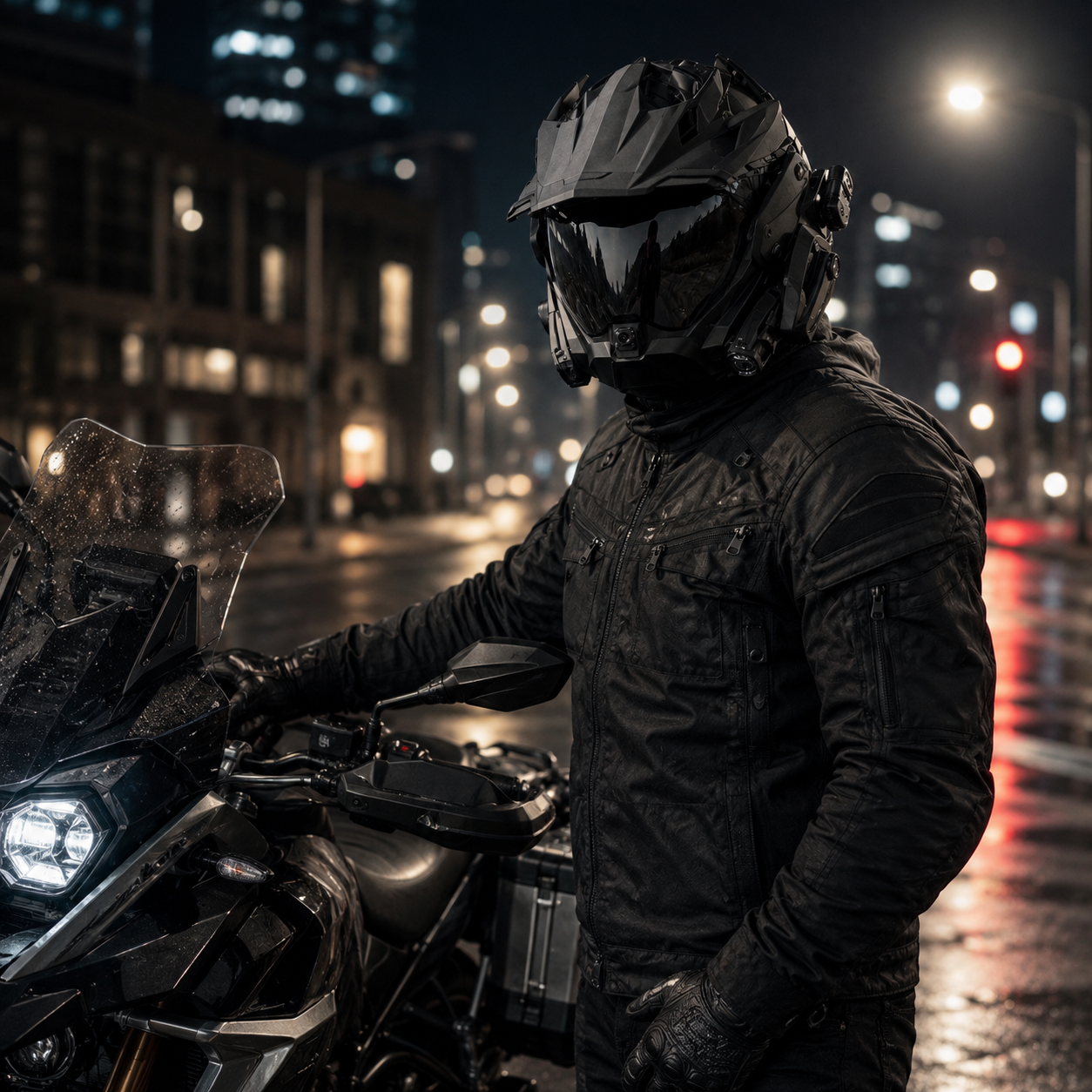 Tactical Full-Face Riding Helmet