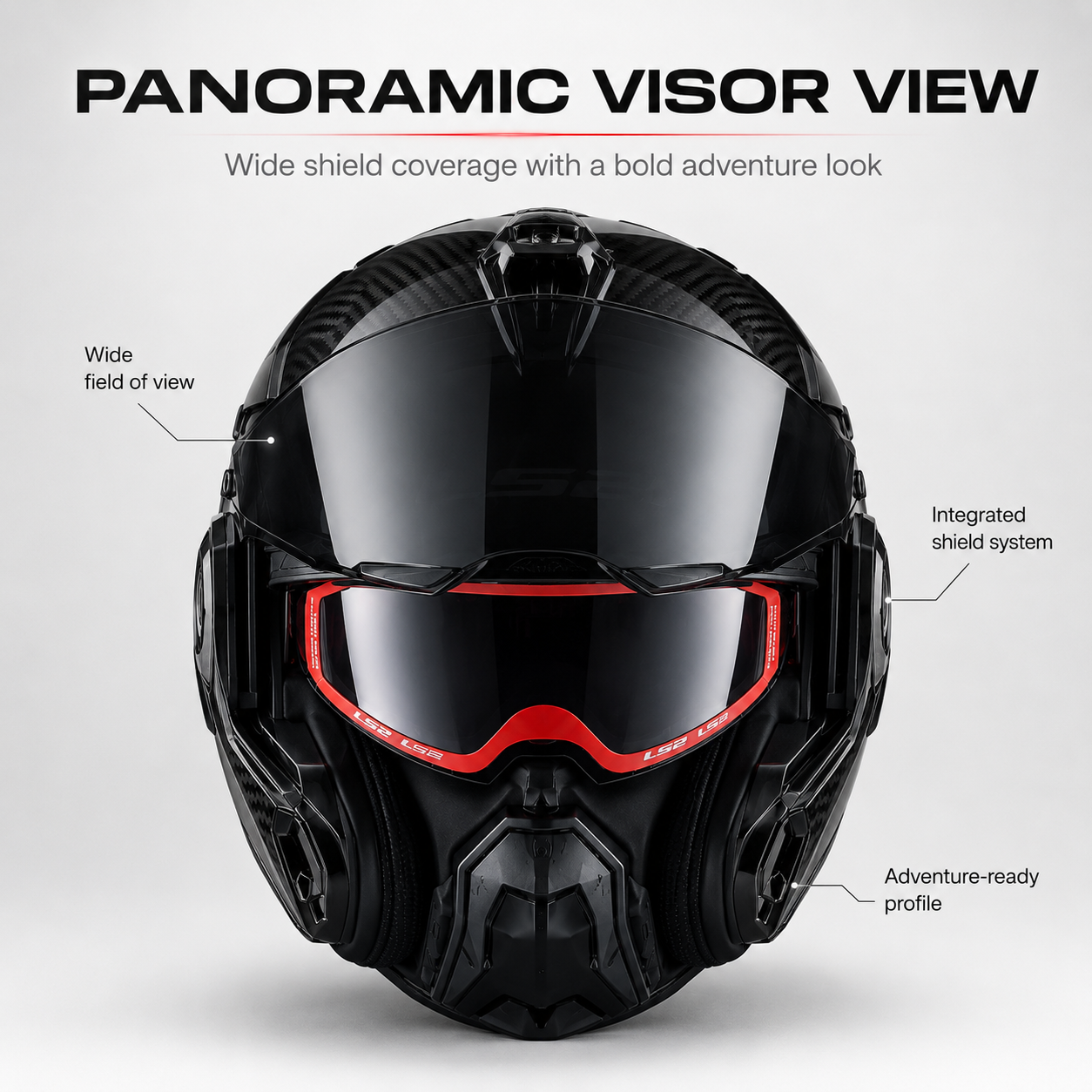 Carbon Adventure Riding Helmet
