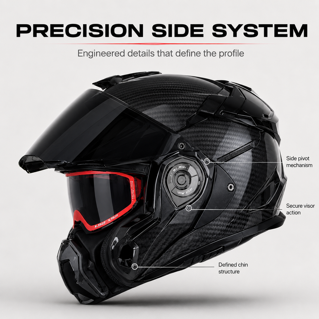 Carbon Adventure Riding Helmet