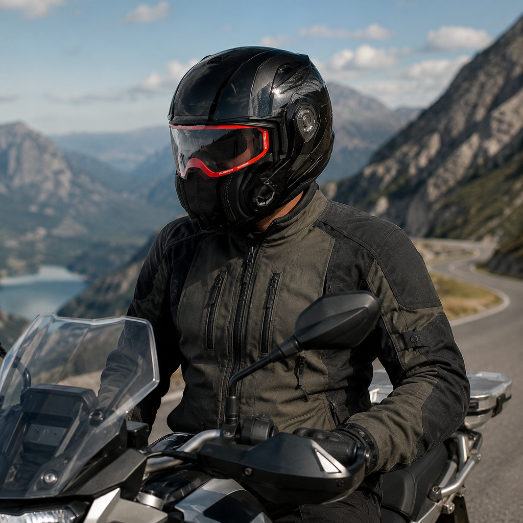 Carbon Adventure Riding Helmet