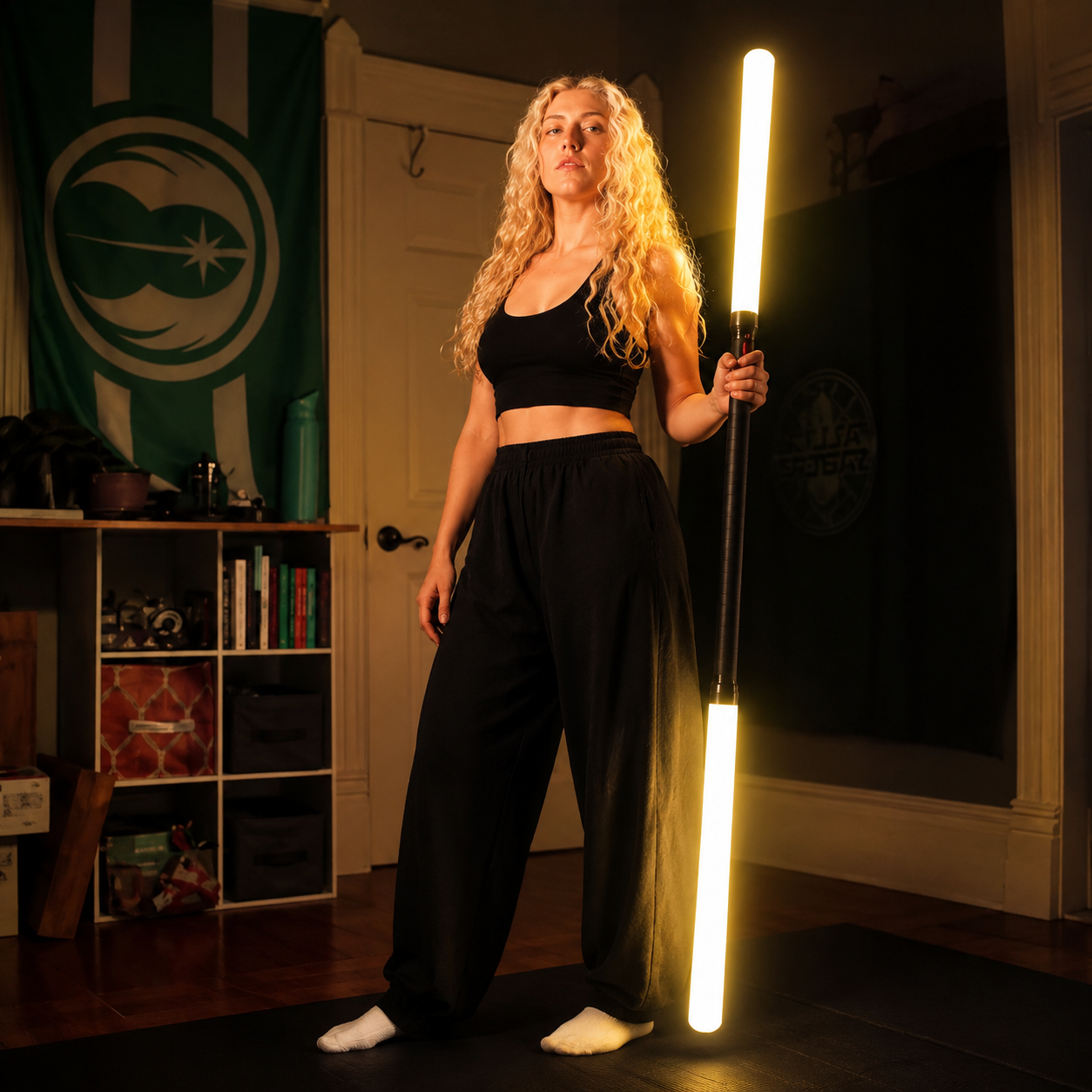 LED Flow Staff Performance Light Stick
