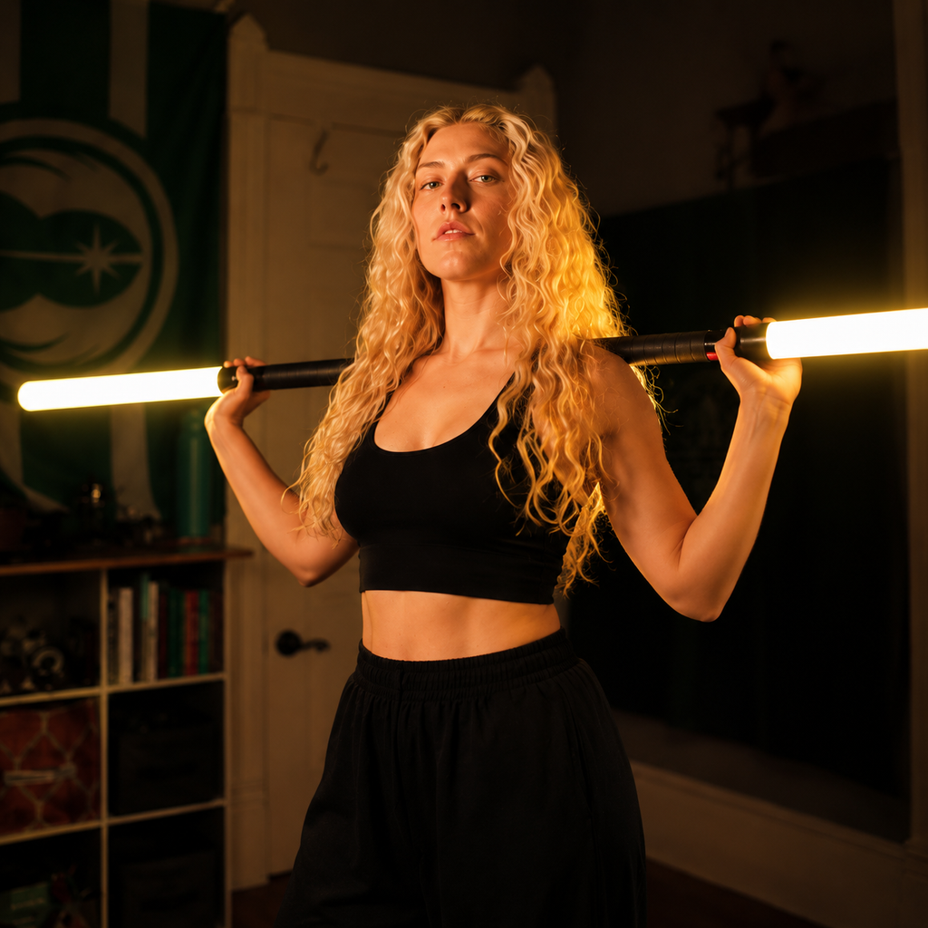 LED Flow Staff Performance Light Stick