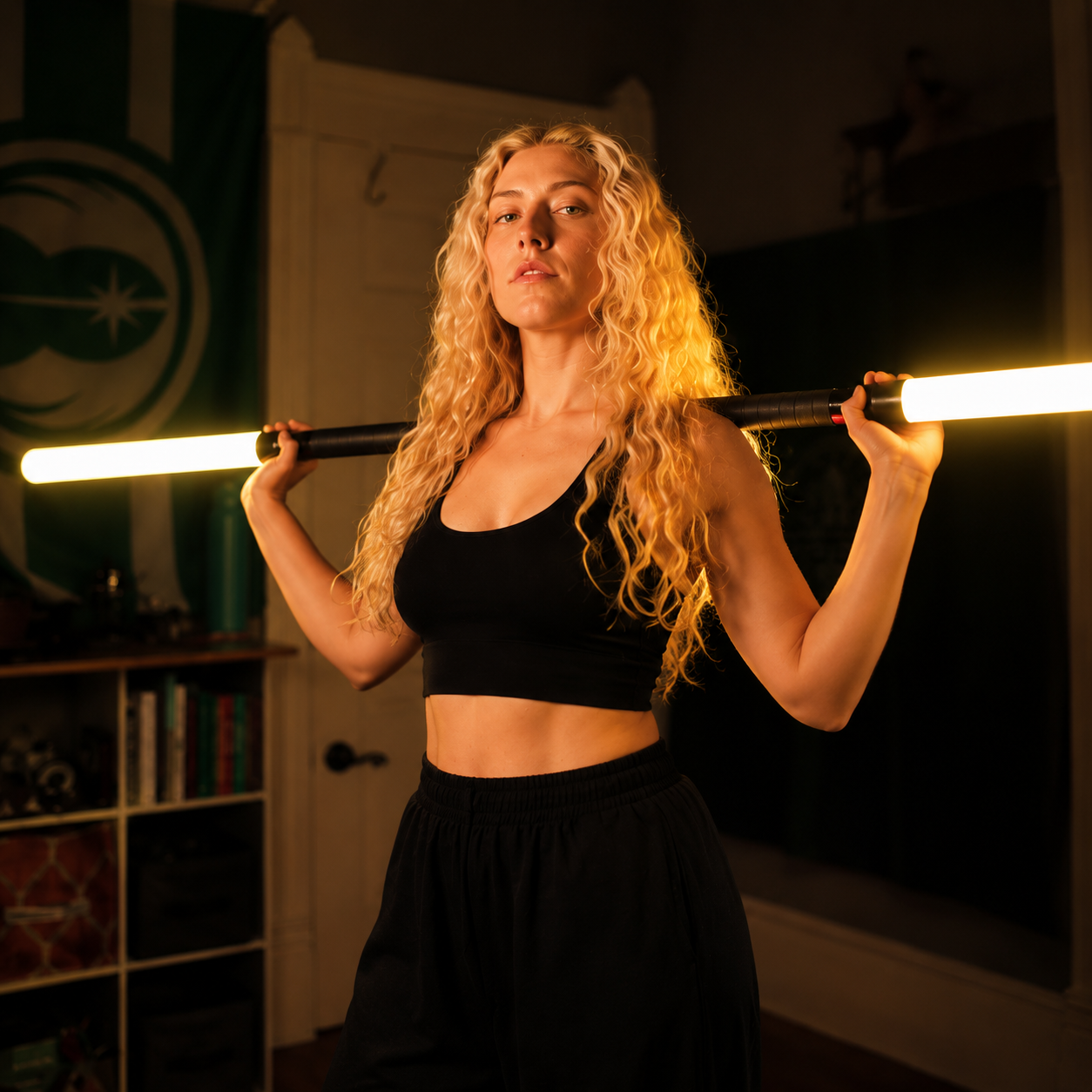 LED Flow Staff Performance Light Stick