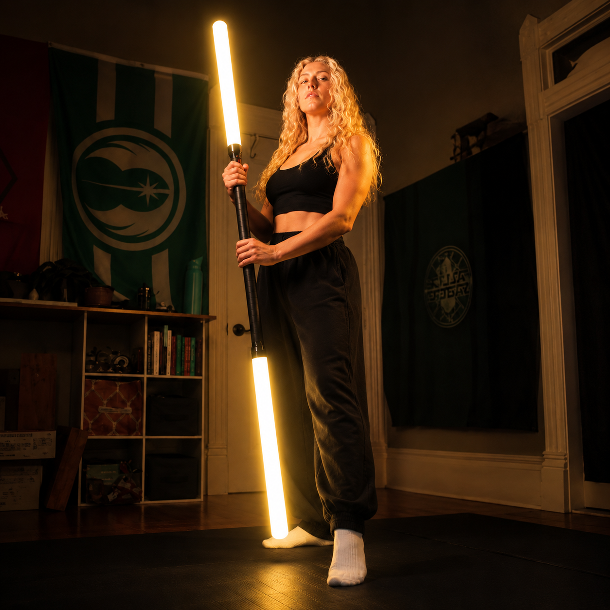 LED Flow Staff Performance Light Stick