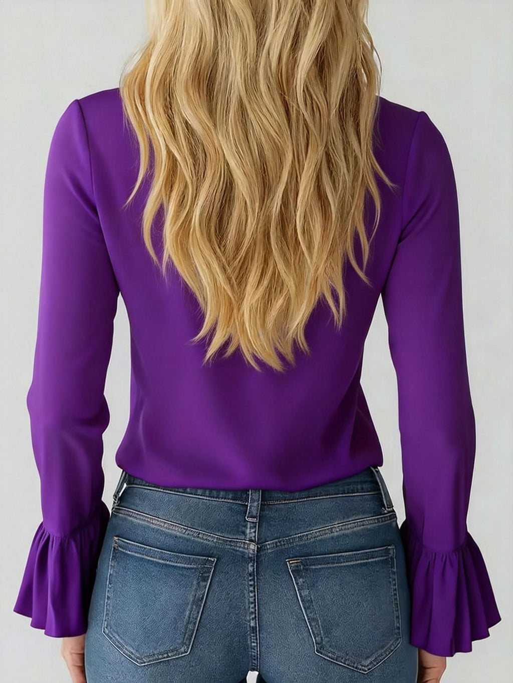 Romantic Cascading Ruffle Blouse