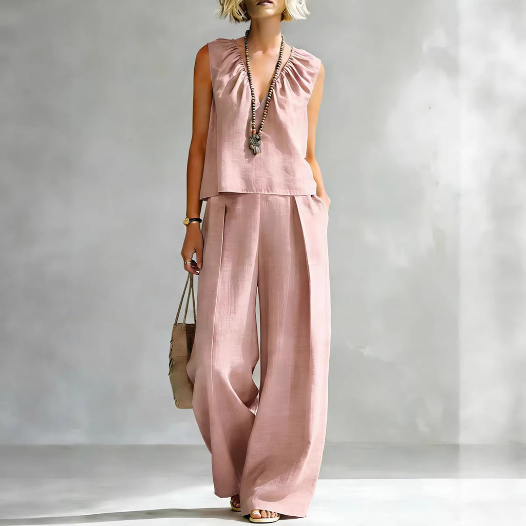 Sexy Urban-style Sleeveless Pantsuit