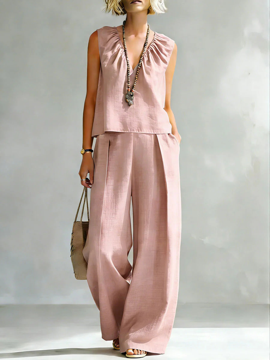 Sexy Urban-style Sleeveless Pantsuit