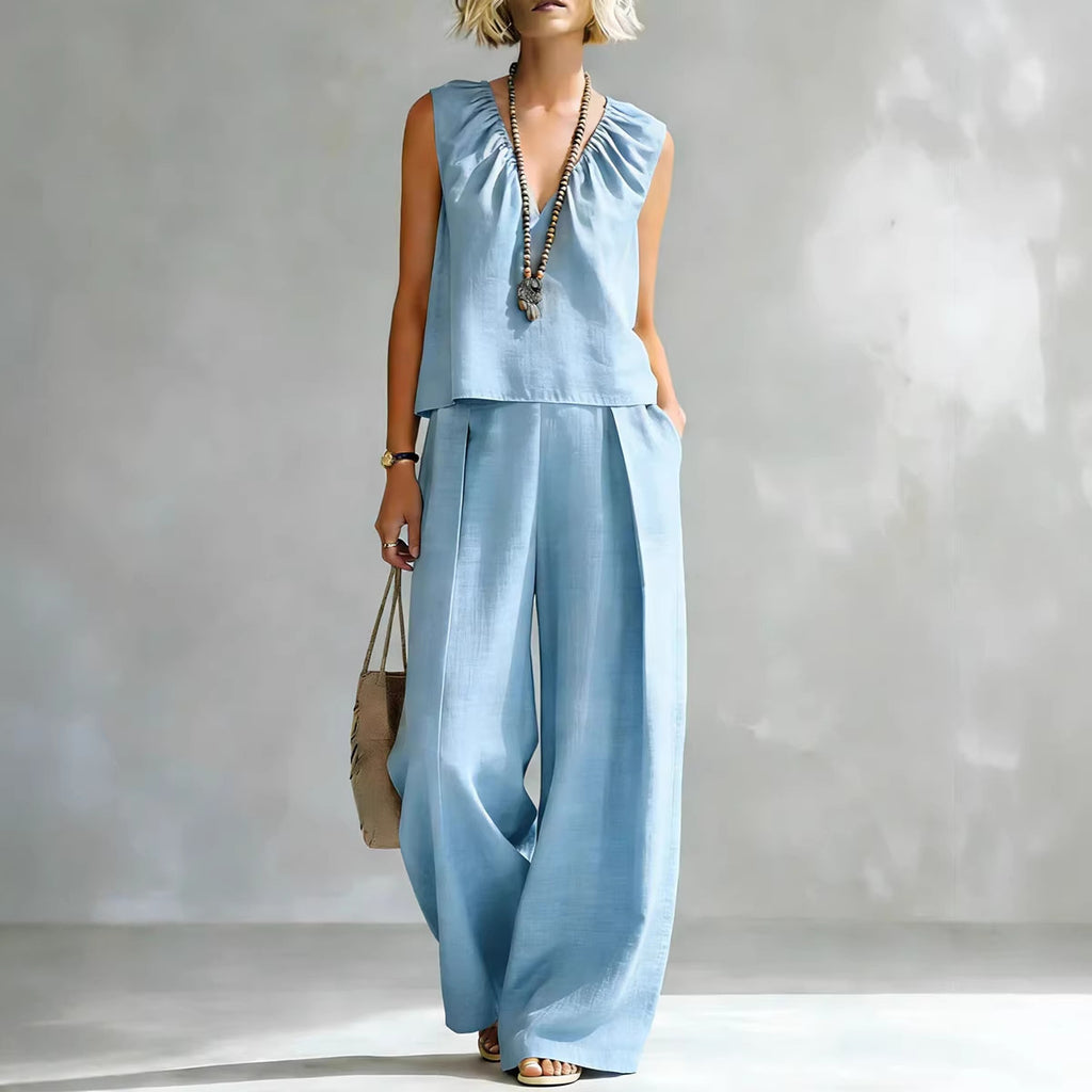 Sexy Urban-style Sleeveless Pantsuit