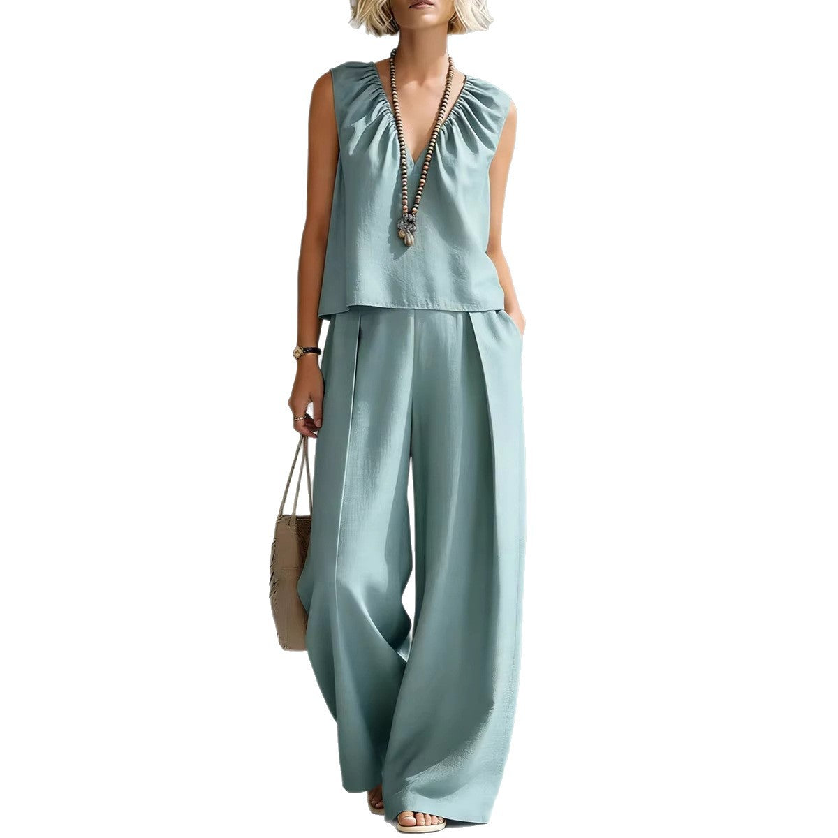 Sexy Urban-style Sleeveless Pantsuit